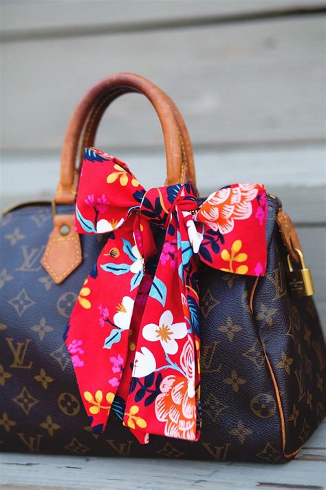 louis vuitton purse scarves